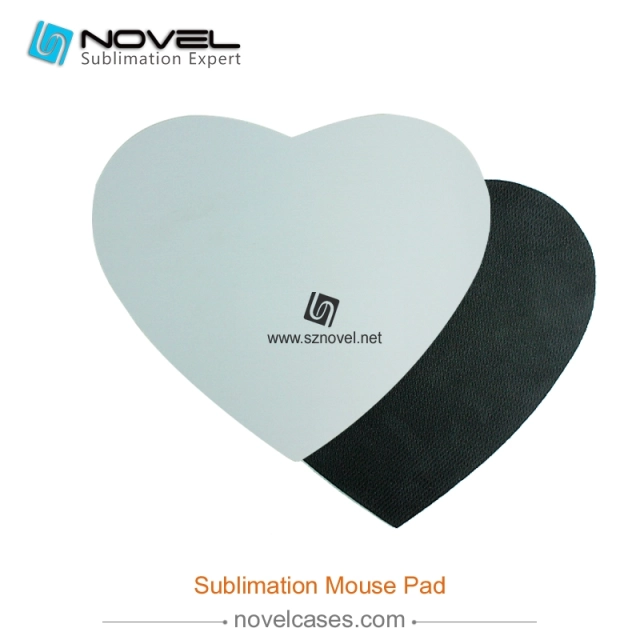 Sublimation Mouse Pad - Heart Shape