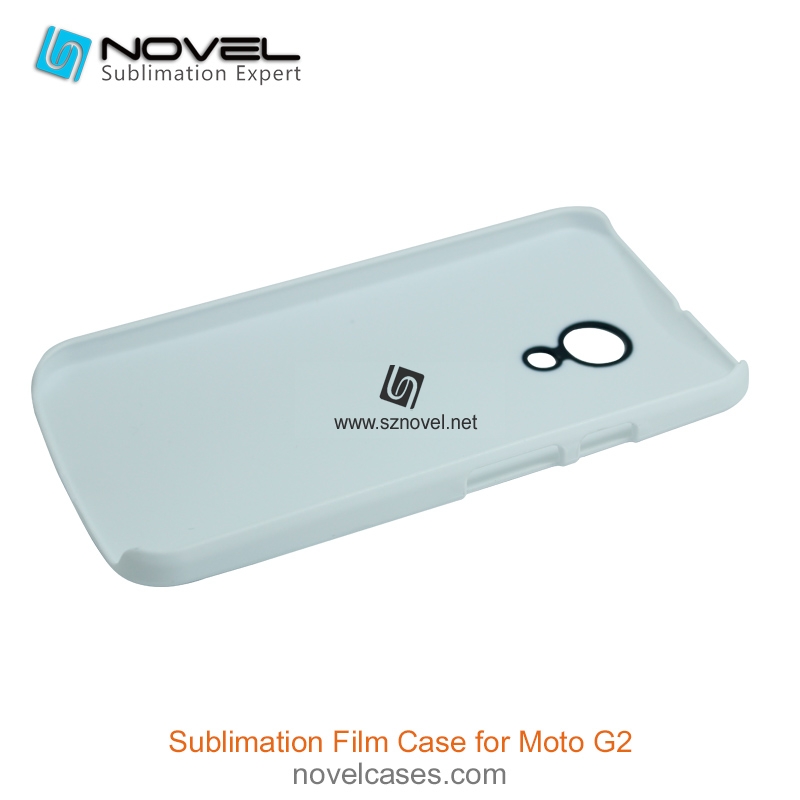 3D Sublimation Film Phone Case For MOTO G2