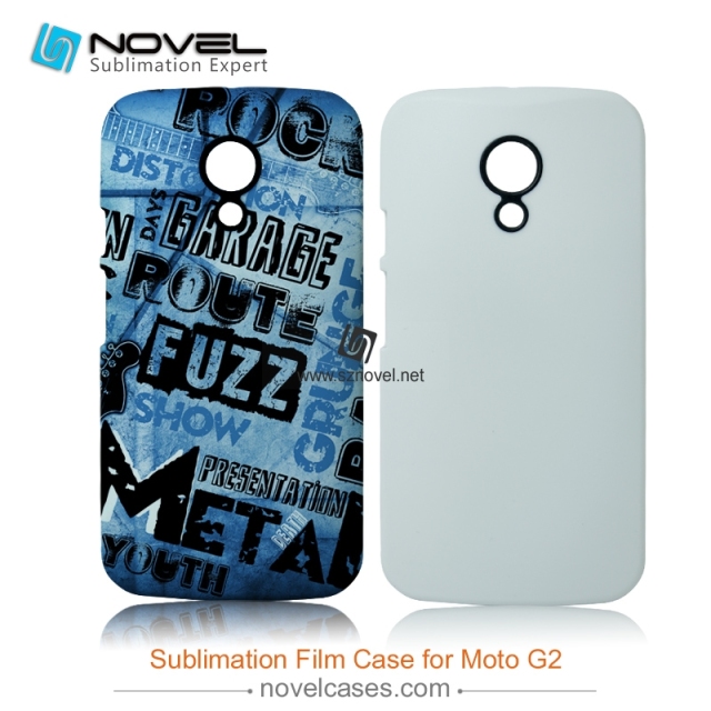 3D Sublimation Film Phone Case For MOTO G2