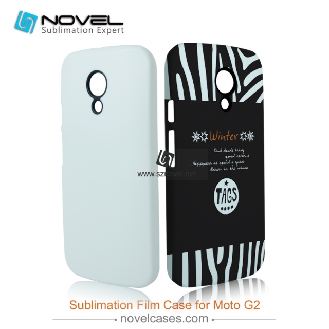 3D Sublimation Film Phone Case For MOTO G2