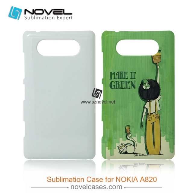 3D Sublimation Phone Covers for Nokia 820