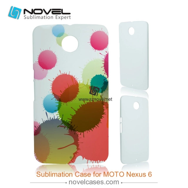 3D Sublimation Phone case for MOTO  Nexus 6