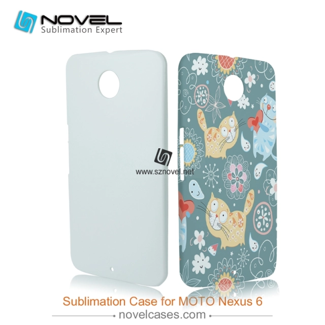 3D Sublimation Phone case for MOTO  Nexus 6