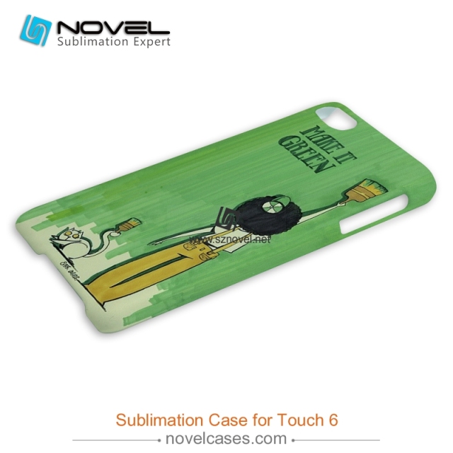 For iPod Touch 6 Sublimation 3D Blank PC Phone Case