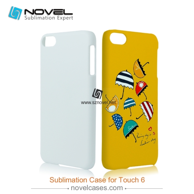For iPod Touch 6 Sublimation 3D Blank PC Phone Case