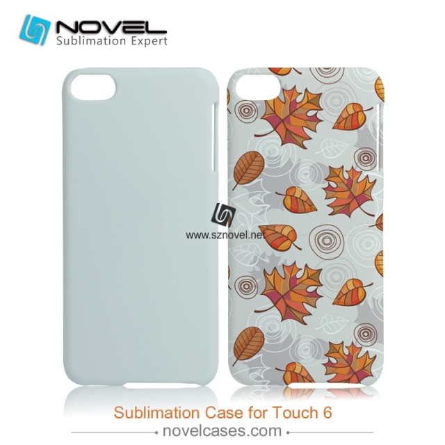 For iPod Touch 6 Sublimation 3D Blank PC Phone Case