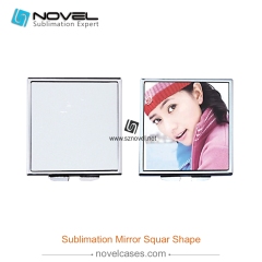 DIY sublimation mirror, square  make-up mirror