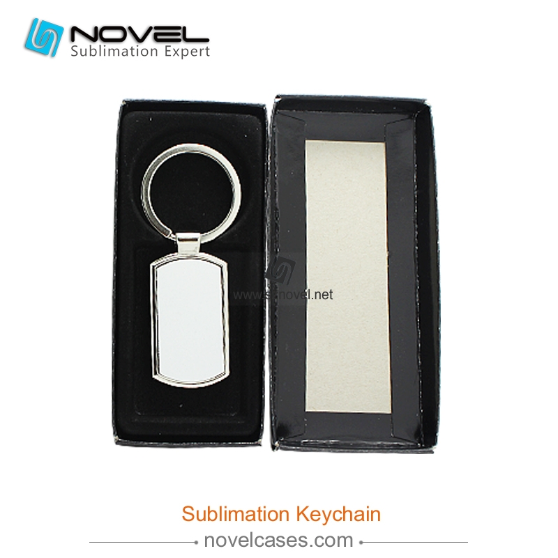 custom design sublimation keychain, Rectangle shape Keyring