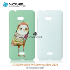 3D Custom design Sublimation Phone case for Micromax Bolt Q336
