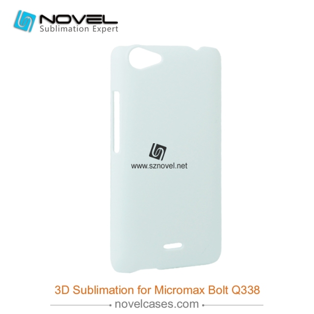 3D Custom design Sublimation Phone case for Micromax Bolt Q338