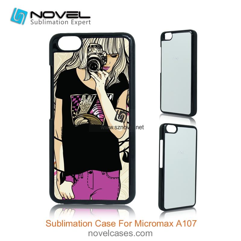 2D plastic Sublimation Phone case for Micromax canvas Eire4 A107