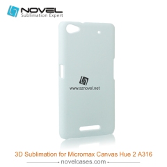 3D Sublimation Phone Case for Micromax Canvas Hue 2 A316