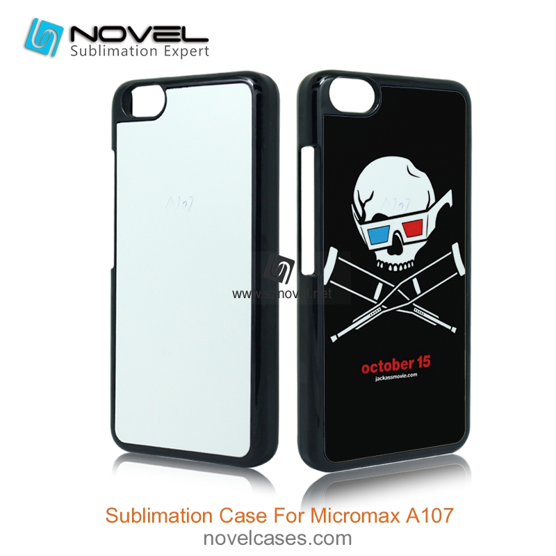 2D plastic Sublimation Phone case for Micromax canvas Eire4 A107