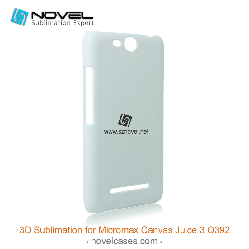 3D Sublimation Phone Case for Micromax Canvas Juice 3 Q392