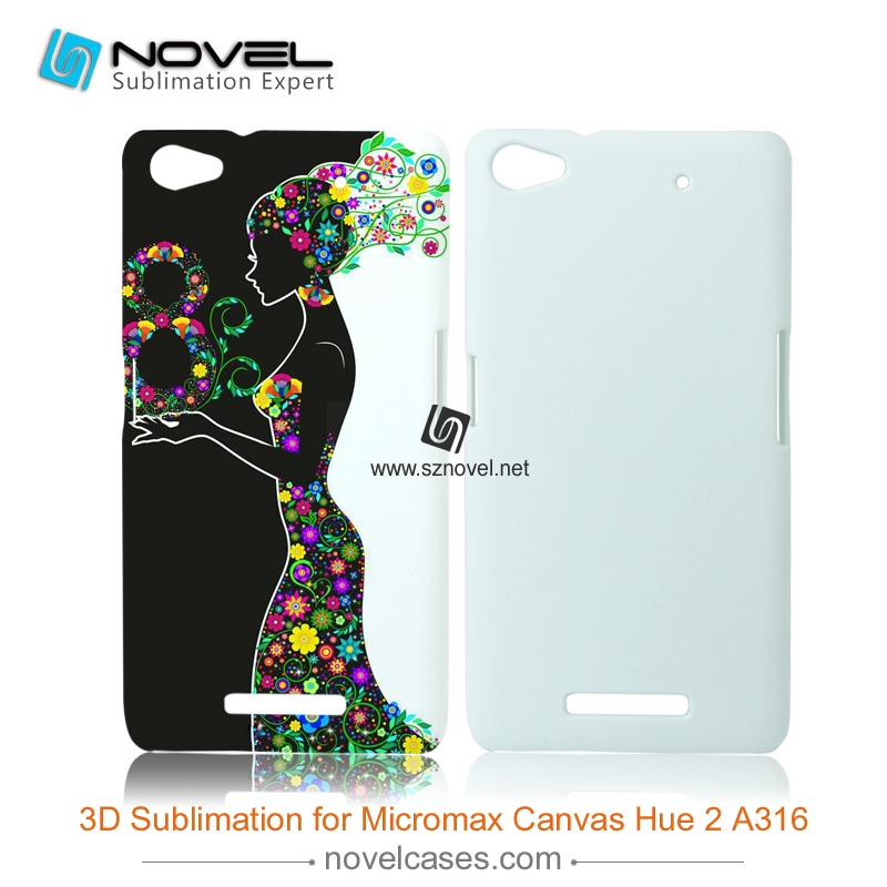 3D Sublimation Phone Case for Micromax Canvas Hue 2 A316