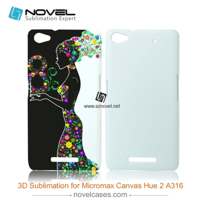 3D Sublimation Phone Case for Micromax Canvas Hue 2 A316