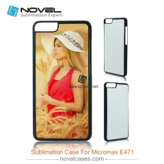 2D plastic Sublimation Phone case for Micromax canvas knight2 E471