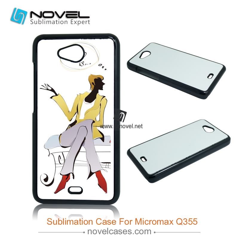 2D plastic Sublimation Phone case for Micromax canvas play Q355