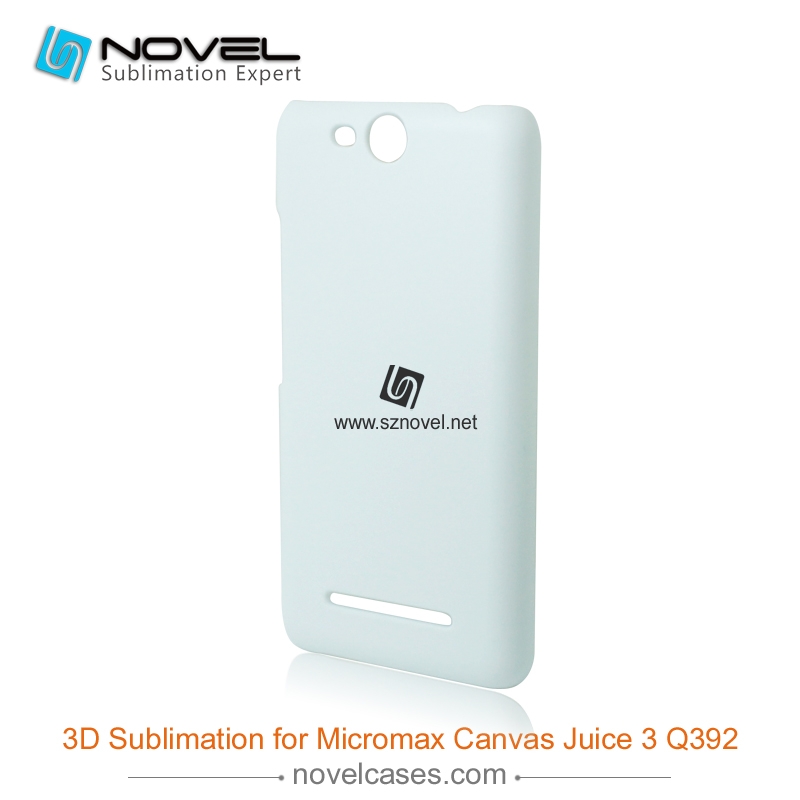 3D Sublimation Phone Case for Micromax Canvas Juice 3 Q392