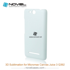 3D Sublimation Phone Case for Micromax Canvas Juice 3 Q392