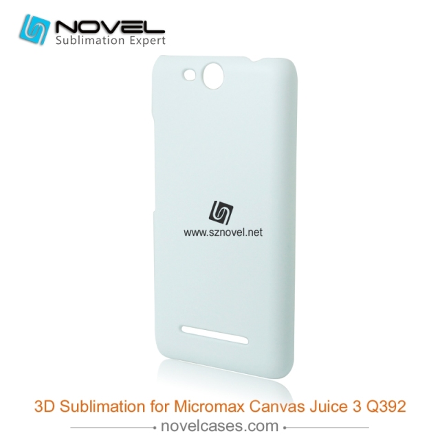 3D Sublimation Phone Case for Micromax Canvas Juice 3 Q392