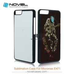 2D plastic Sublimation Phone case for Micromax canvas knight2 E471