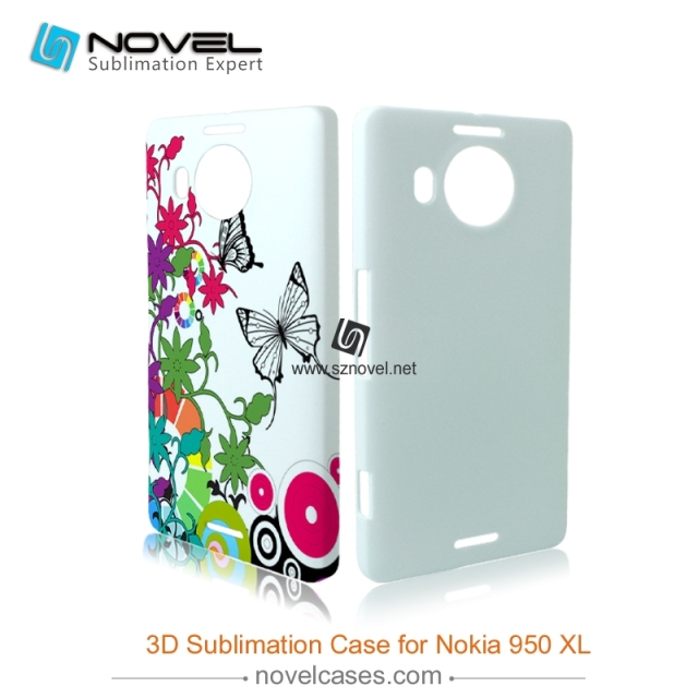 For Nokia Lumia 950XL Blank 3D Plastic Sublimation Phone Case