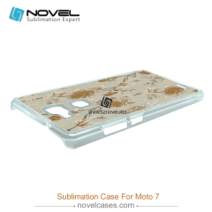 plastic  Sublimation Phone Case for moto7