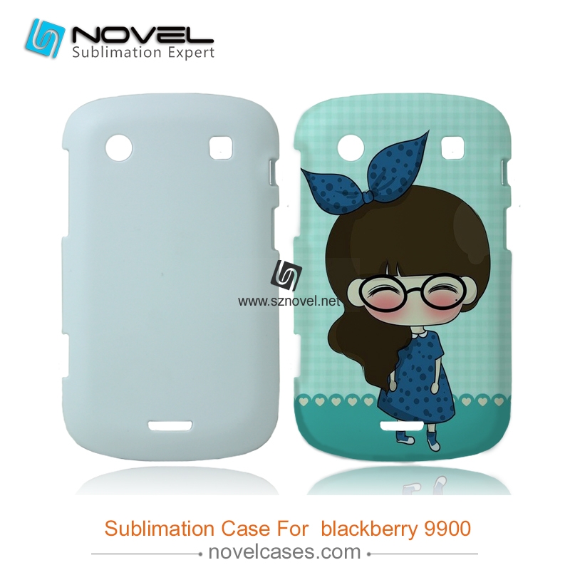 For Black berry 9900 Custom Sublimation 3D Blank Phone Back Case