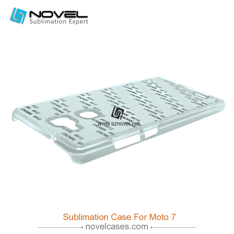 plastic  Sublimation Phone Case for moto7