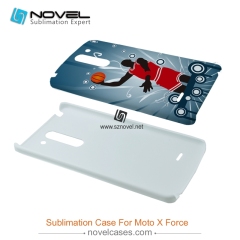 custom design sublimation 3D Phone case for moto x force