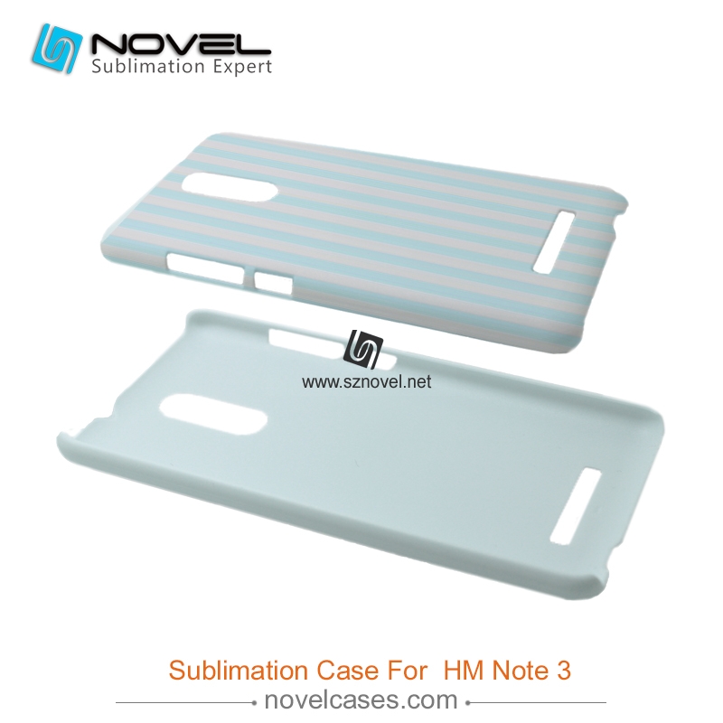 3D Sublimation Phone Case for redmi note 3