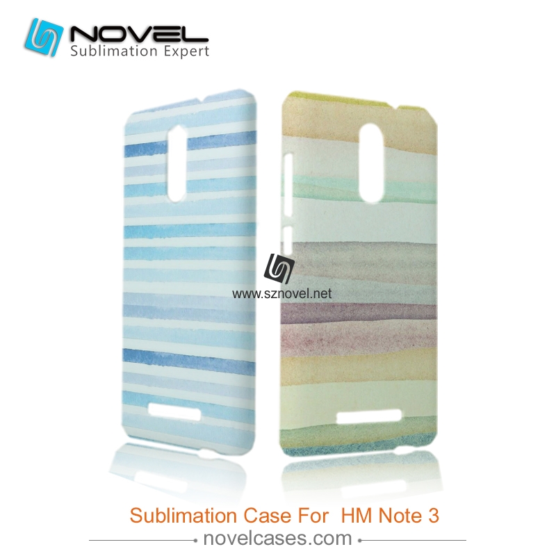 3D Sublimation Phone Case for redmi note 3
