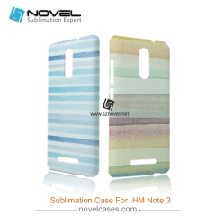 3D Sublimation Phone Case for redmi note 3