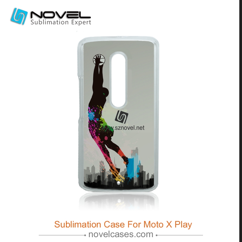 customized custom design plastic phone covers for moto x play