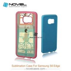 High quality Sublimation tpu/rubber Phone Case for Sam-Sung Galaxy  S6 edge
