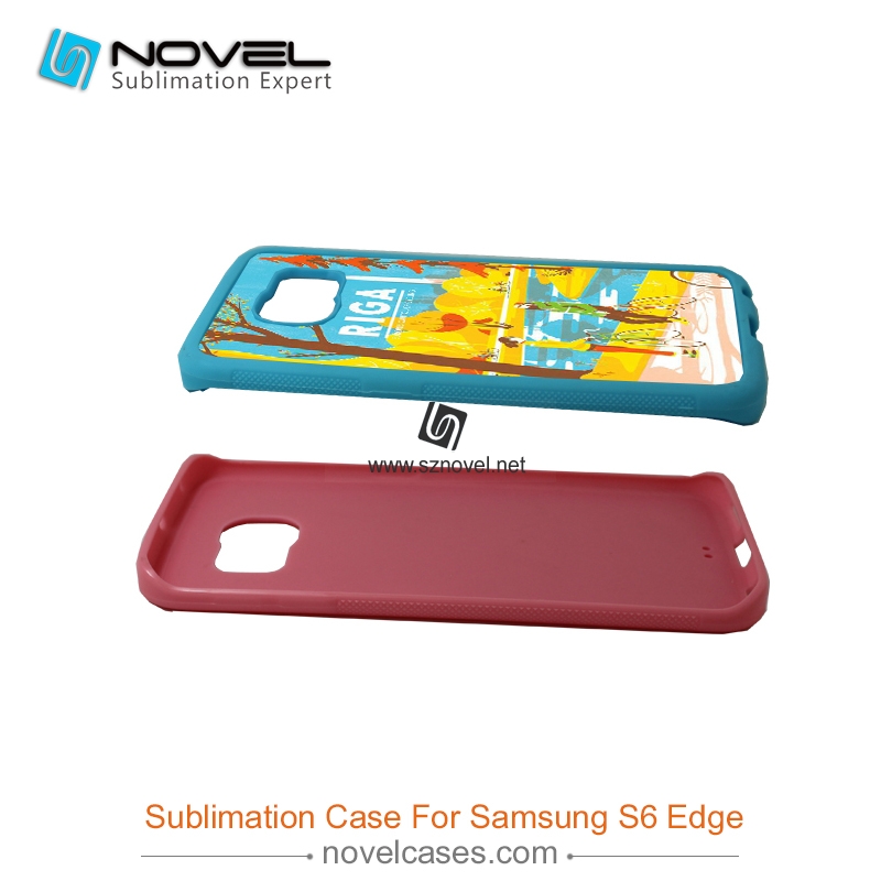 High quality Sublimation tpu/rubber Phone Case for Sam-Sung Galaxy  S6 edge
