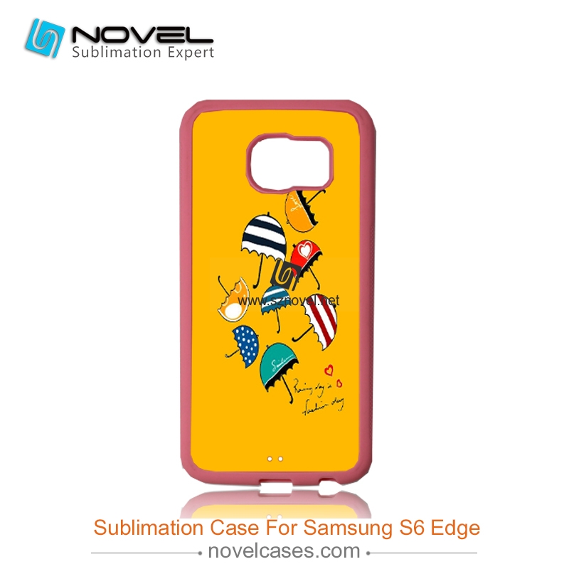 High quality Sublimation tpu/rubber Phone Case for Sam-Sung Galaxy  S6 edge