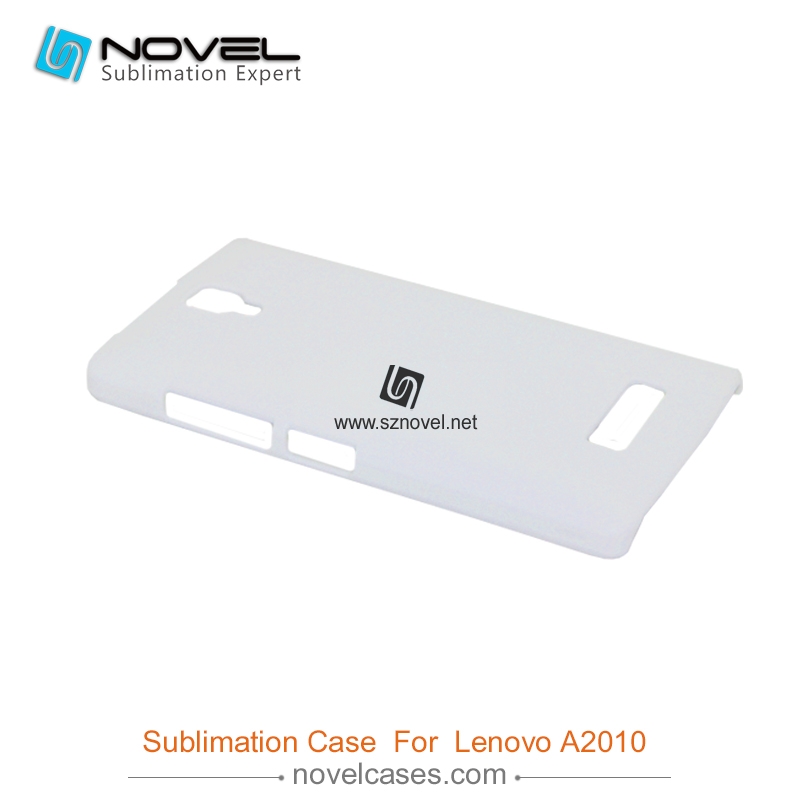For Lenovo A2010 Blank 3D Sublimation Custom Plastic Cell Phone Back Cover