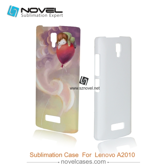 For Lenovo A2010 Blank 3D Sublimation Custom Plastic Cell Phone Back Cover