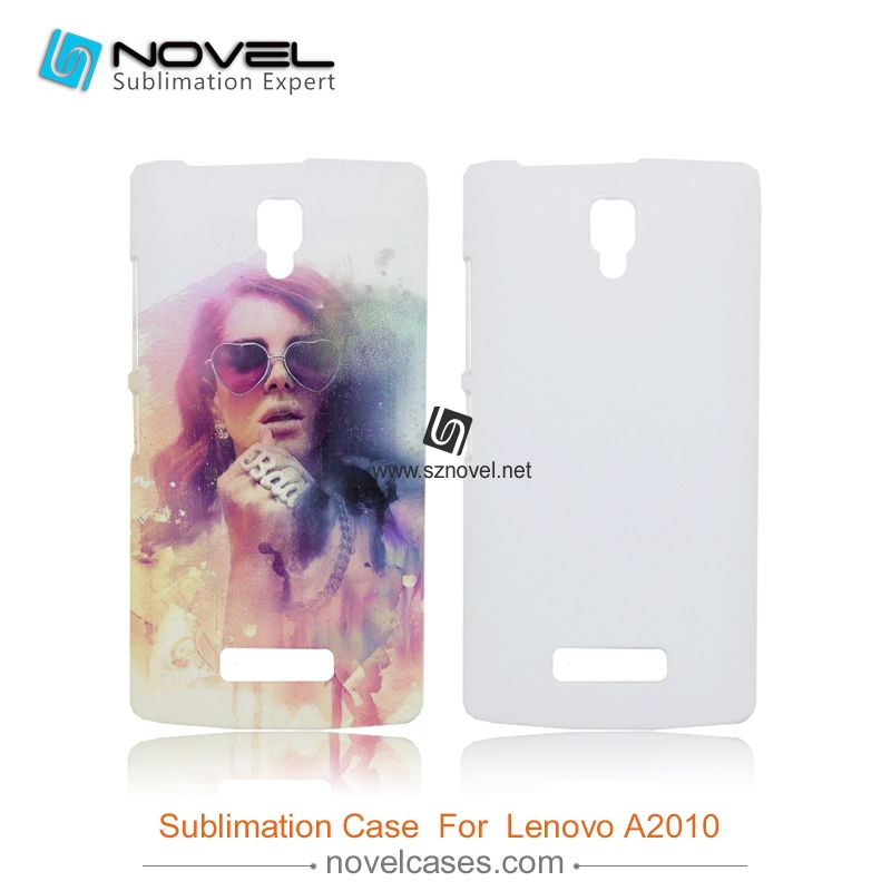 For Lenovo A2010 Blank 3D Sublimation Custom Plastic Cell Phone Back Cover