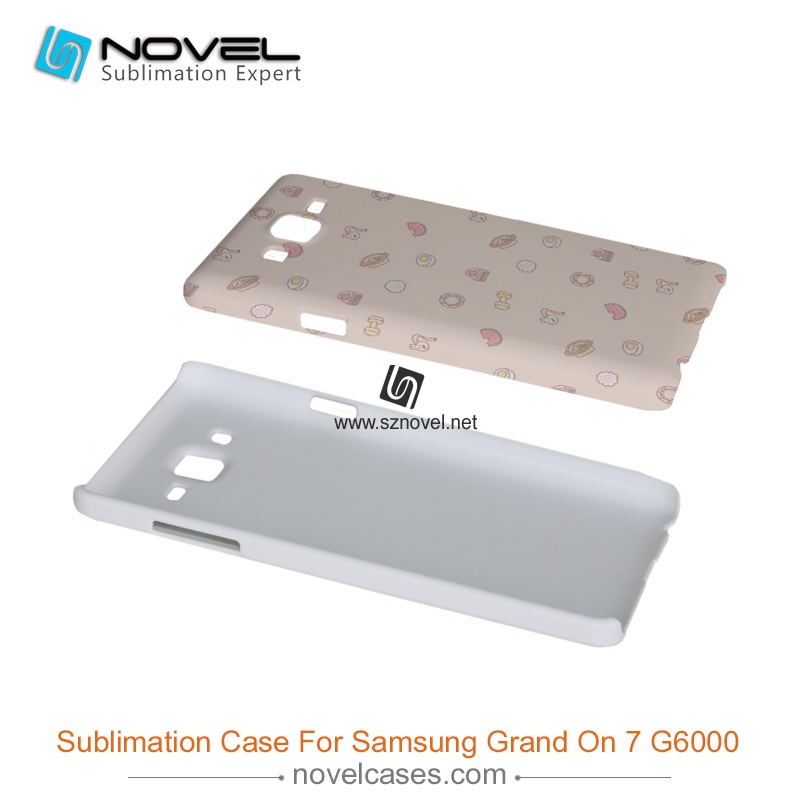 For SAM Galaxy On 7/ G6000 Sublimation Blank 3D Plastic Phone Case