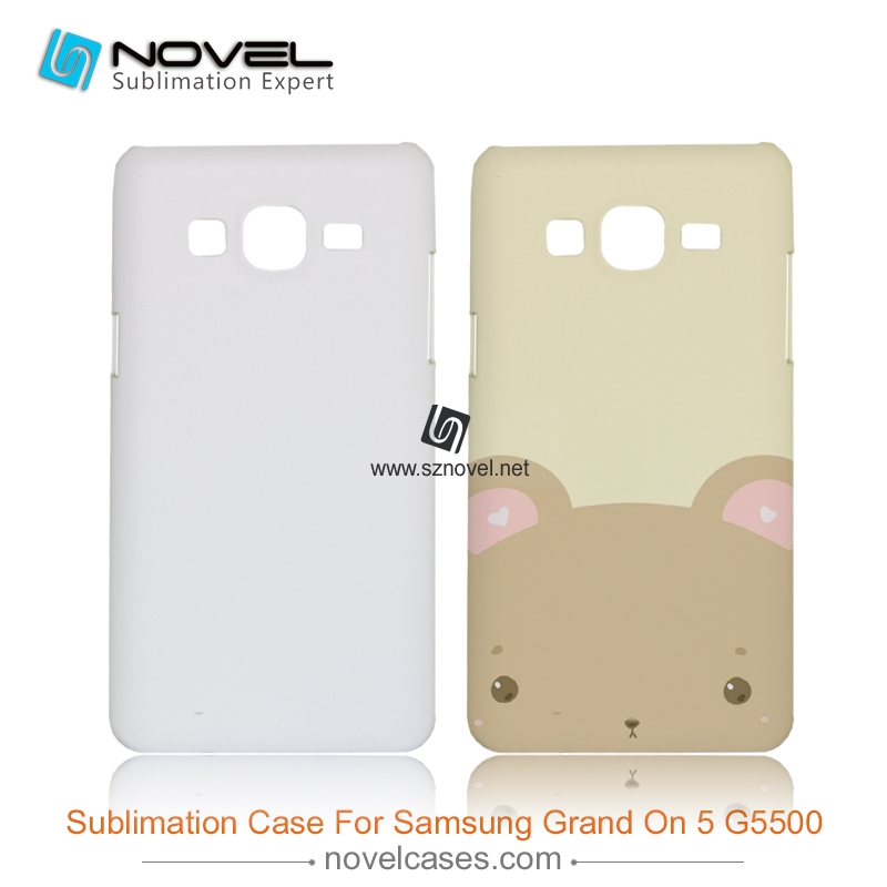For Galaxy On 5 G5500/On 5 Pro Sublimation Blank 3D Plastic Phone Case