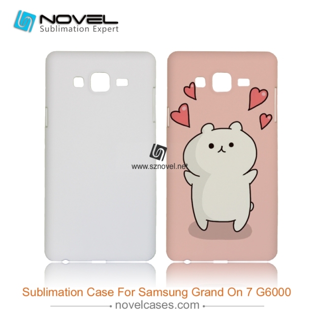 For SAM Galaxy On 7/ G6000 Sublimation Blank 3D Plastic Phone Case
