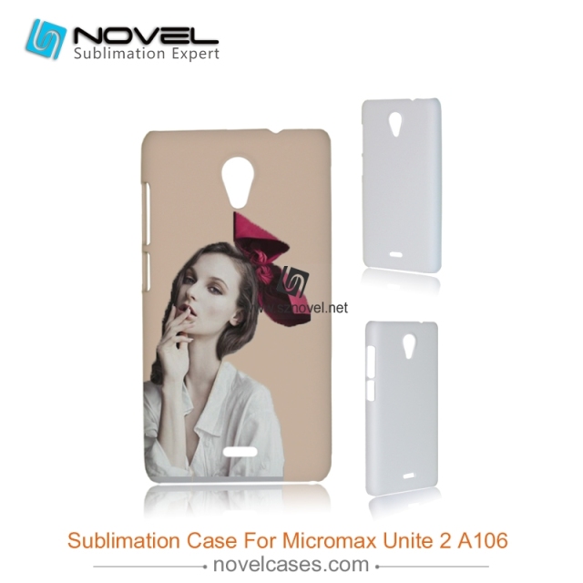 3D Sublimation custom design Phone Covers for mIcromax Micromax Unite2 A106