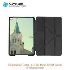 For ipad mini 4  Sublimation  smart flip cover, Blank smart covers