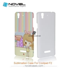 For Coolpad F2 Blank 3D Sublimation Plastic Phone Case