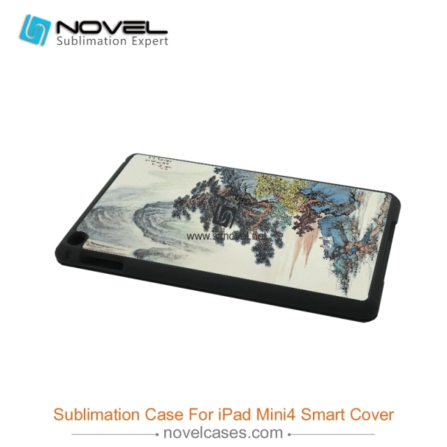 For ipad mini 4  Sublimation  smart flip cover, Blank smart covers
