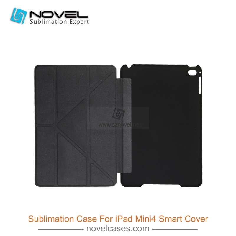 For ipad mini 4  Sublimation  smart flip cover, Blank smart covers