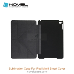 For ipad mini 4  Sublimation  smart flip cover, Blank smart covers
